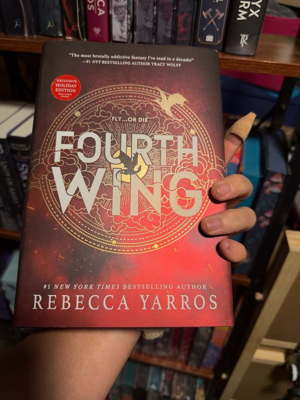 Fourth Wing Special Holiday Edition Yarros First Ed/First Printing